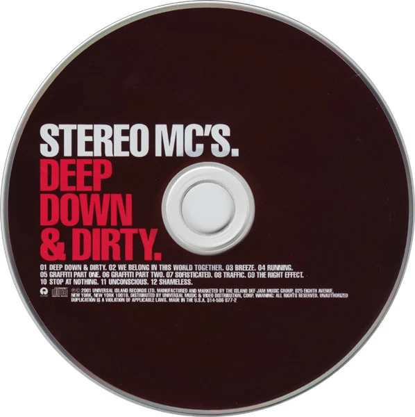 Stereo MC's - Deep Down & Dirty (CD, Album) - Image 2