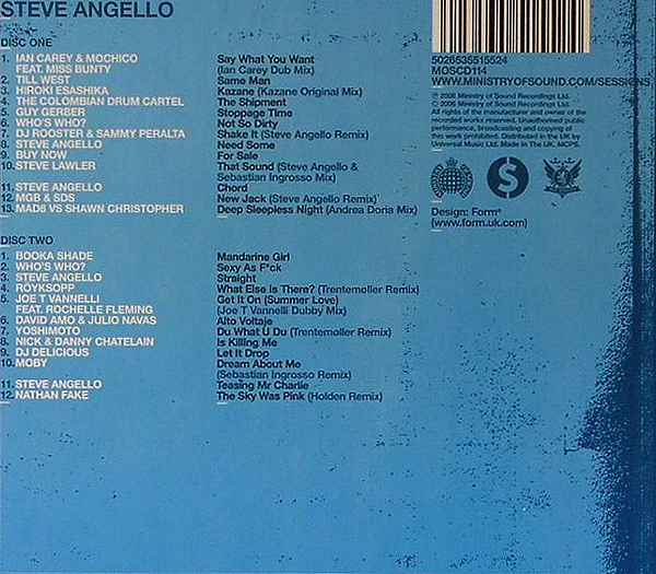 Steve Angello - Sessions (2xCD, Mixed) - Image 2