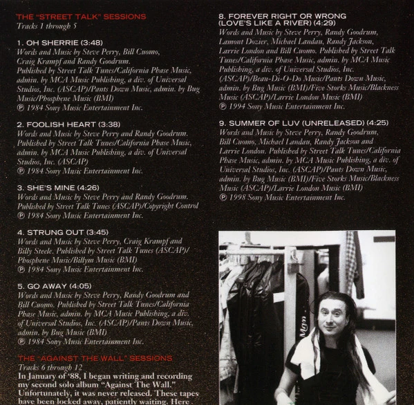 Steve Perry - Greatest Hits + Five Unreleased (CD, Comp) - Image 5