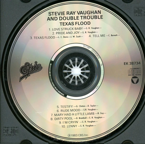 Stevie Ray Vaughan And Double Trouble* - Texas Flood (CD, Album, Club, RE) - Image 3