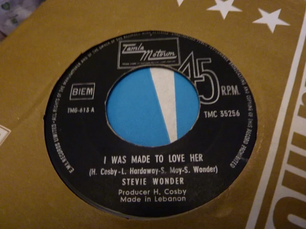 Stevie Wonder - I Was Made To Love Her / Hold Me (7", Single)