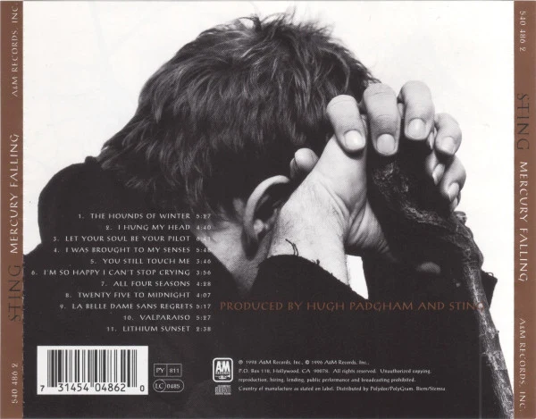 Sting - Mercury Falling (CD, Album) - Image 2