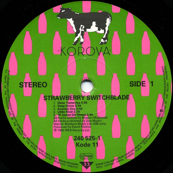 Strawberry Switchblade - Strawberry Switchblade (LP, Album) - Image 3