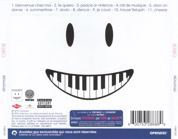 Stromae - Cheese (CD, Album, Enh) - Image 3