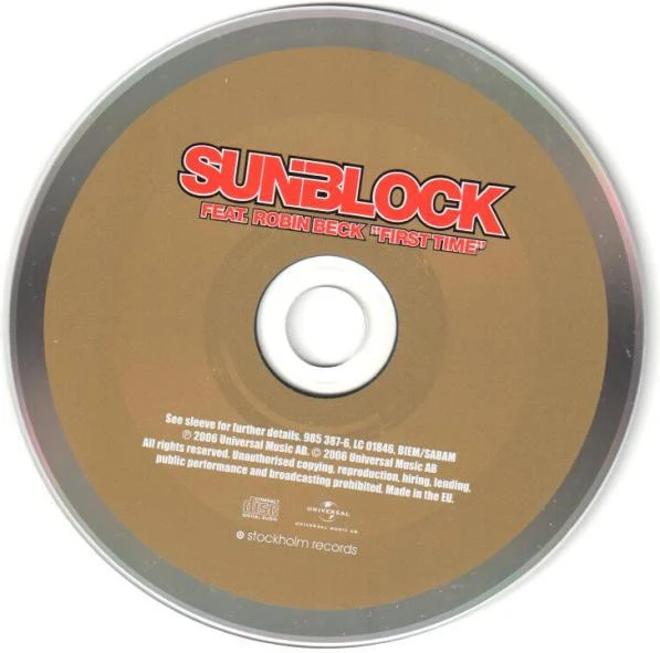 Sunblock (2) Feat. Robin Beck - First Time (CD, Maxi) - Image 3