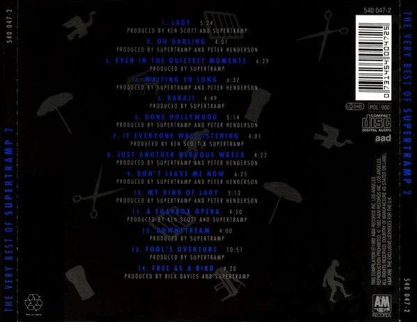 Supertramp - The Very Best Of Supertramp 2 (CD, Comp) - Image 2