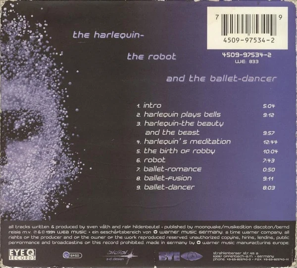Sven Väth - The Harlequin - The Robot And The Ballet-Dancer (CD, Album, Dig) - Image 2