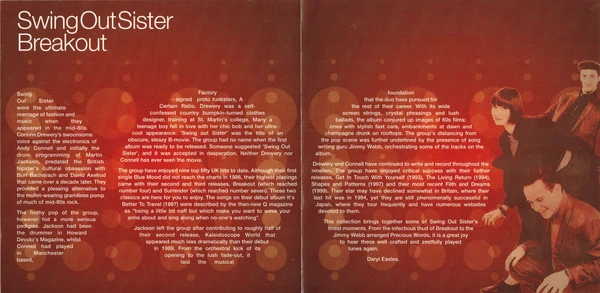 Swing Out Sister - Breakout (CD, Comp) - Image 2