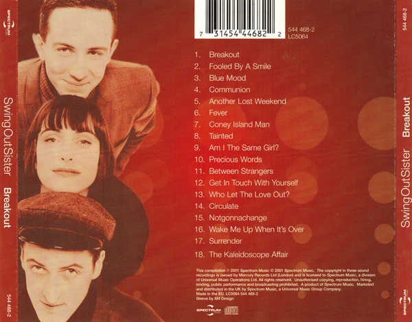 Swing Out Sister - Breakout (CD, Comp) - Image 5