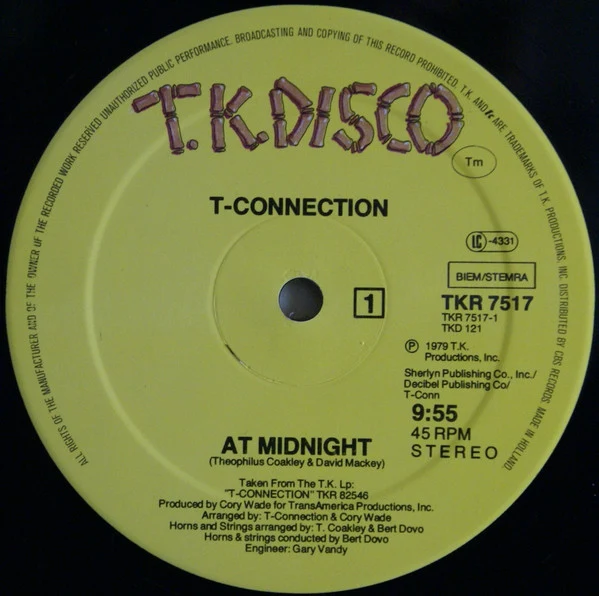 T-Connection - At Midnight (12")