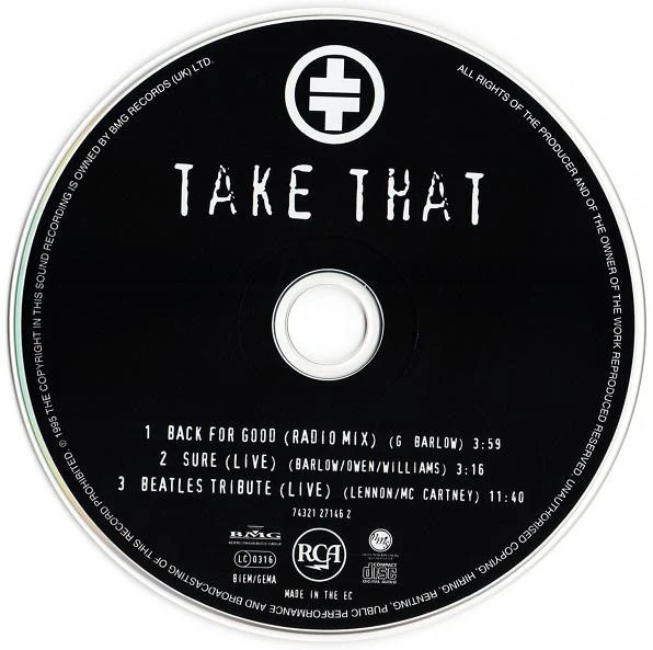 Take That - Back For Good (CD, Single) - Image 3