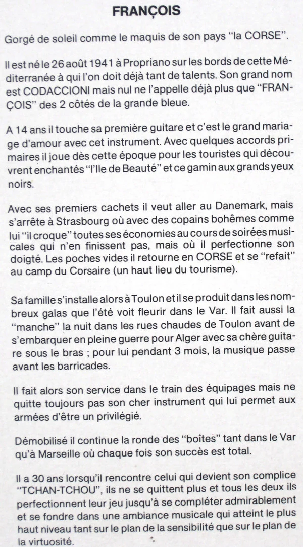 Tchan-Tchou* & François* - Nomades ... (LP, Album) - Image 5