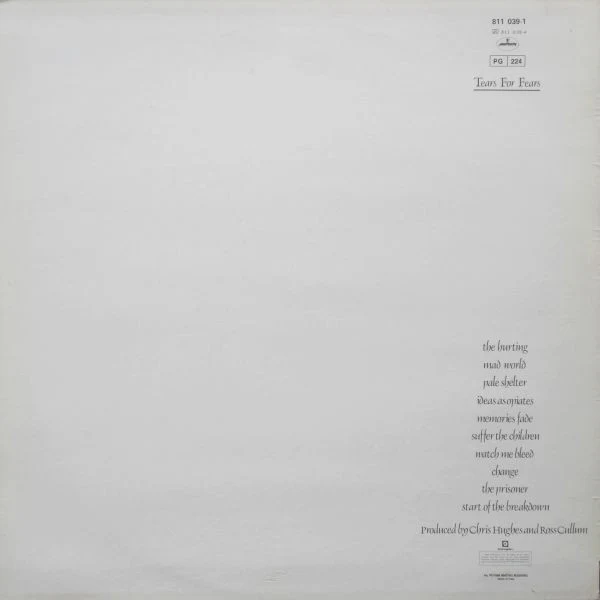 Tears For Fears - The Hurting (LP, Album) - Image 2