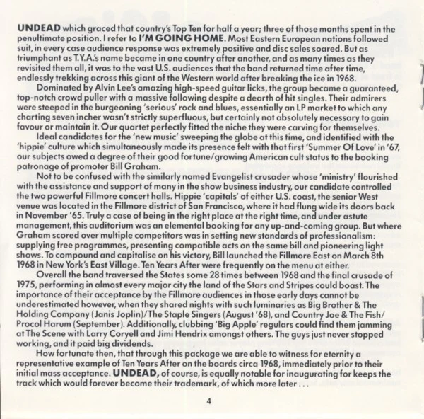 Ten Years After - Undead (CD, Album, RE) - Image 4