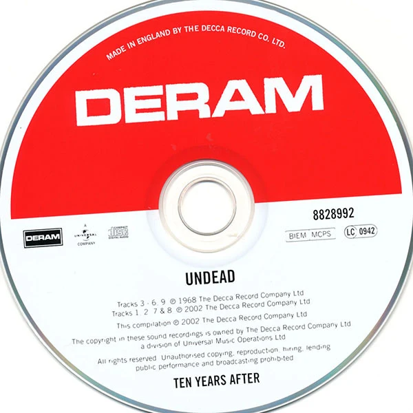 Ten Years After - Undead (CD, Album, RE, RM) - Image 3