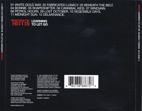 Terris - Learning To Let Go (CD, Album) - Image 2
