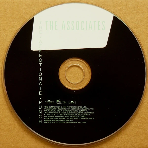The Associates - The Affectionate Punch (CD, Album, RE, RM) - Image 3