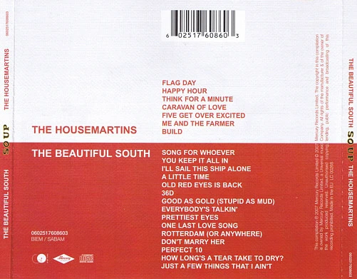 The Beautiful South And The Housemartins - Soup: The Best Of The Beautiful South & The Housemartins (CD, Comp) - Image 3