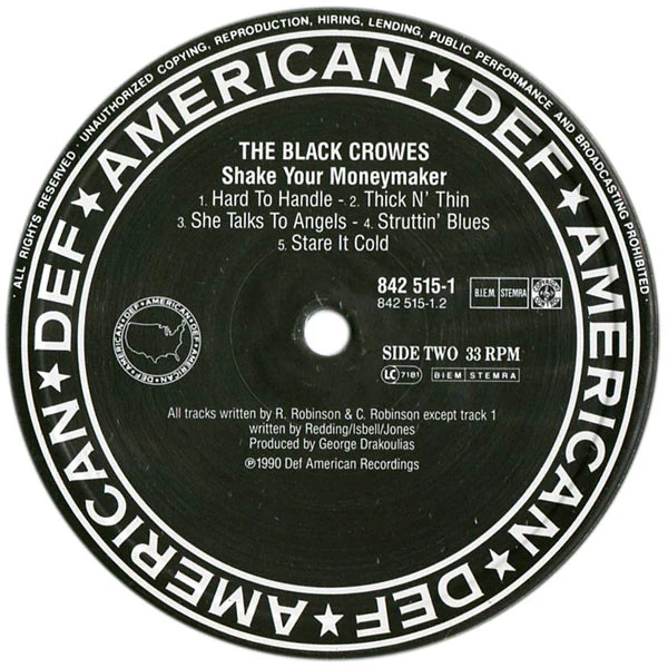 The Black Crowes - Shake Your Money Maker (LP, Album) - Image 5