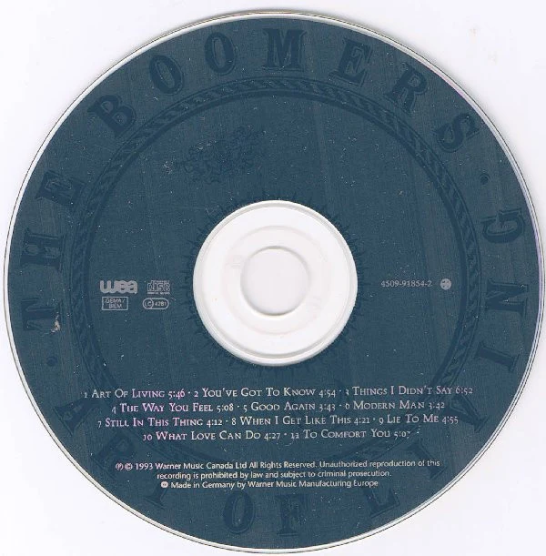 The Boomers - Art Of Living (CD, Album) - Image 4