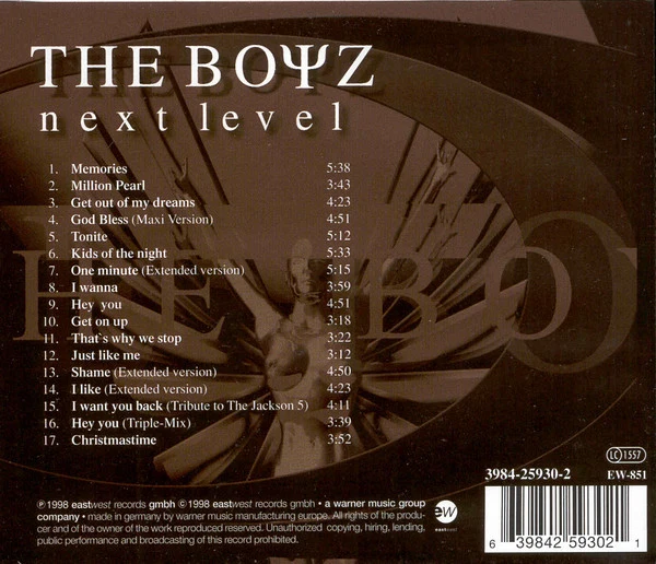 The Boyz (2) - Next Level (CD, Album) - Image 3