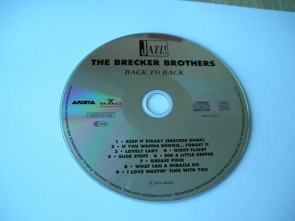 The Brecker Brothers - Back To Back (CD, Album, RE) - Image 2