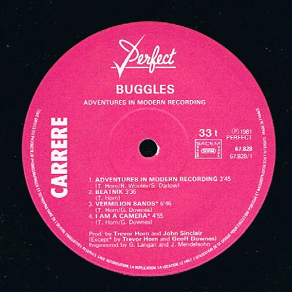 The Buggles - Adventures In Modern Recording (LP, Album) - Image 3
