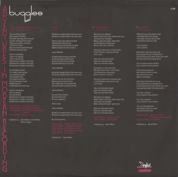 The Buggles - Adventures In Modern Recording (LP, Album) - Image 5