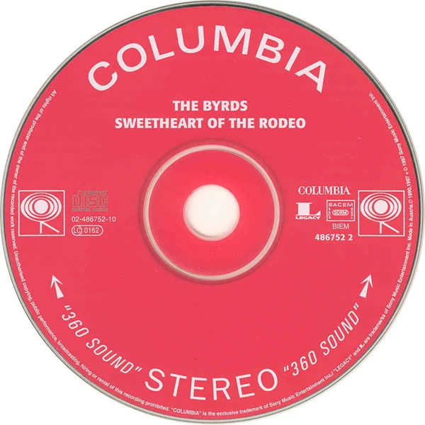 The Byrds - Sweetheart Of The Rodeo (CD, Album, RE, RM, S/Edition) - Image 4