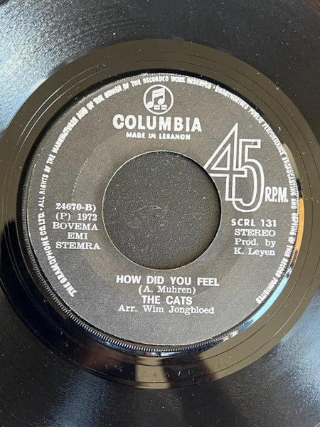 The Cats - There Has Been A Time (7", Single) - Image 2