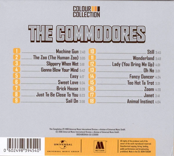 The Commodores* - Colour Collection (CD, Comp, Dig) - Image 2