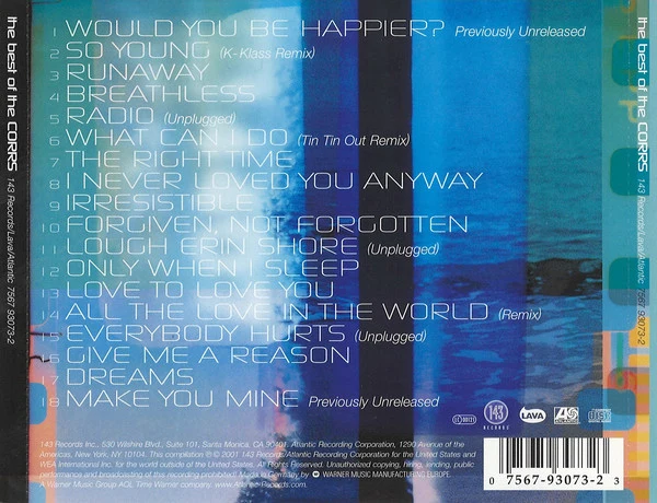 The Corrs - Best Of The Corrs (CD, Comp) - Image 2
