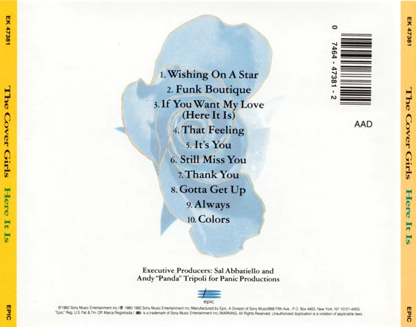 The Cover Girls - Here It Is (CD, Album, DAD) - Image 4