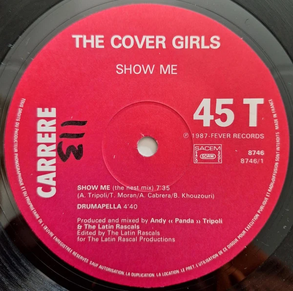 The Cover Girls - Show Me (12", Maxi) - Image 3