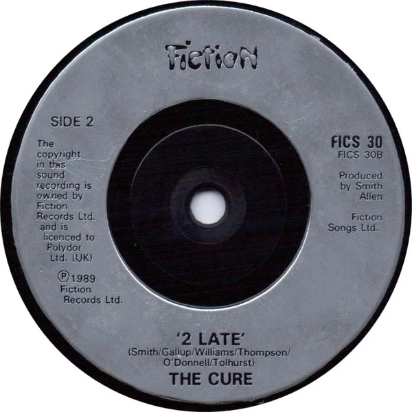 The Cure - Lovesong (7", Single, Sil) - Image 5
