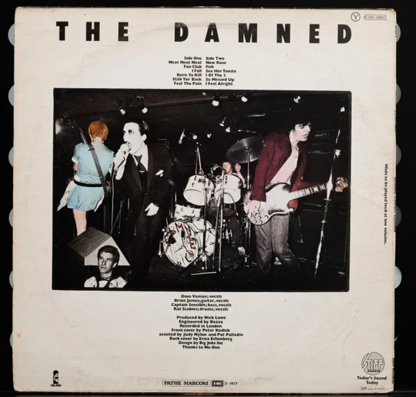 The Damned - Damned Damned Damned (LP, Album) - Image 2