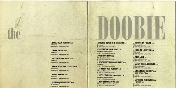 The Doobie Brothers - Listen To The Music · The Very Best Of The Doobie Brothers (CD, Comp, RE, RP) - Image 5