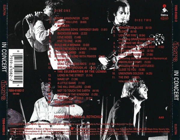 The Doors - In Concert (2xCD, Comp, RE, RM) - Image 2