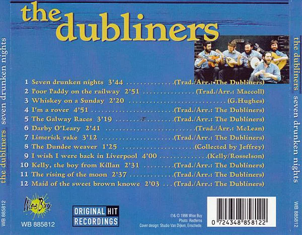 The Dubliners - Seven Drunken Nights (CD, Comp) - Image 2