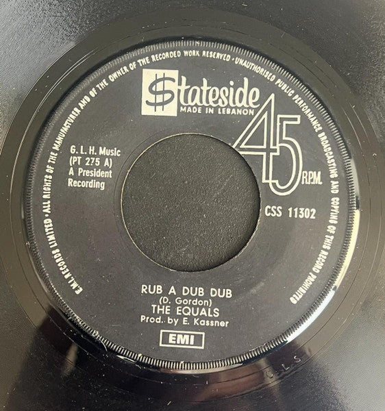 The Equals - Rub A Dub Dub (7")