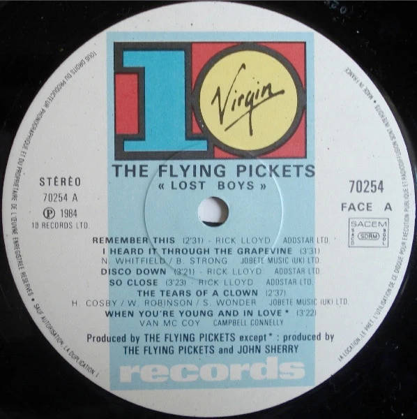 The Flying Pickets - Lost Boys (LP, Album) - Image 5