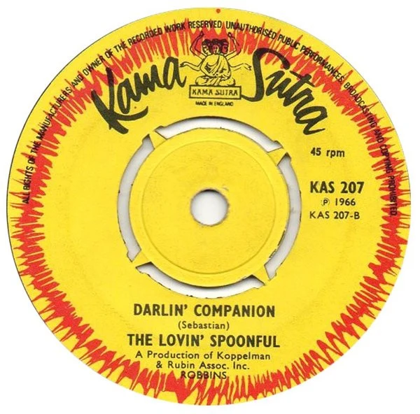 The Lovin' Spoonful - Darling Be Home Soon (7", Single, Pus) - Image 2