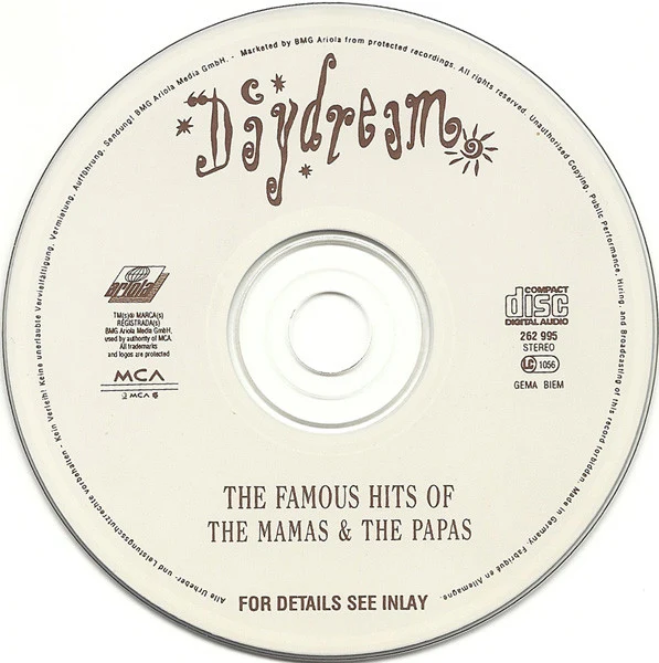 The Mamas & The Papas - Daydream - The Famous Hits Of (CD, Comp) - Image 5