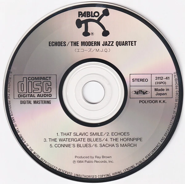 The Modern Jazz Quartet - Echoes (CD, Album) - Image 3