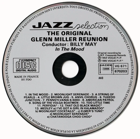 The Original Glenn Miller Reunion - In The Mood (CD) - Image 3