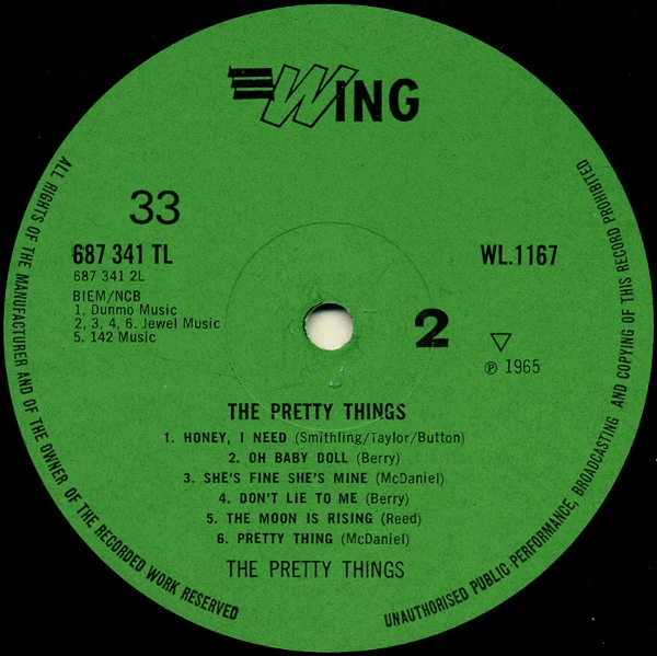 The Pretty Things - The Pretty Things (LP, Album, RE) - Image 3