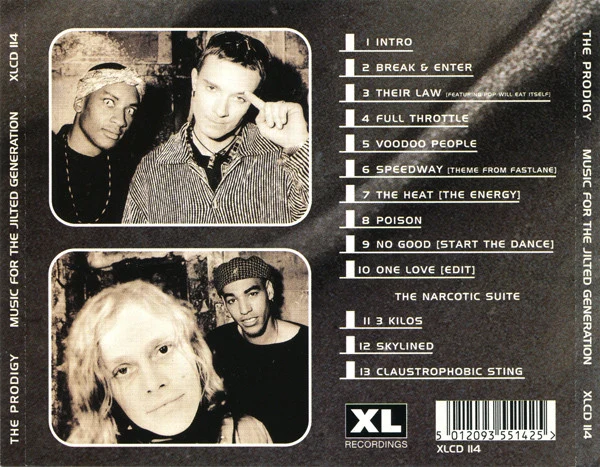 The Prodigy - Music For The Jilted Generation (CD, Album) - Image 2