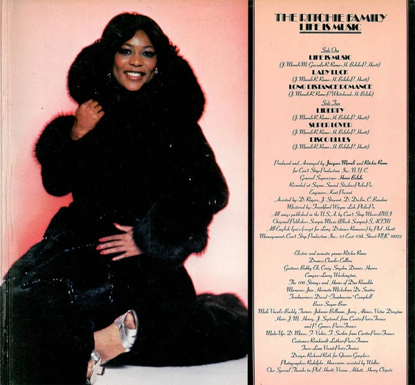 The Ritchie Family - Life Is Music (LP, Album, She) - Image 4
