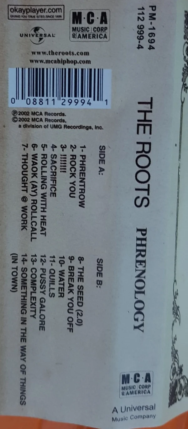 The Roots - Phrenology  (Cass, Album) - Image 5