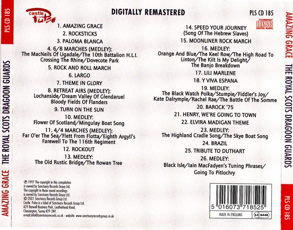 The Royal Scots Dragoon Guards - Amazing Grace (CD, Comp) - Image 2